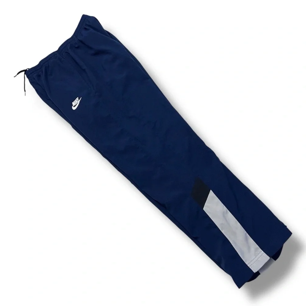 Nike Navy Paneled Track Pants